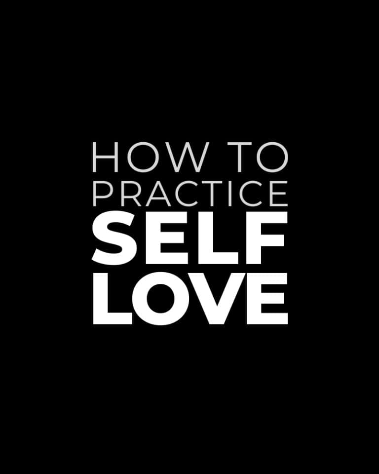 a black background with white text that reads how to practice self love a christian woman's guide