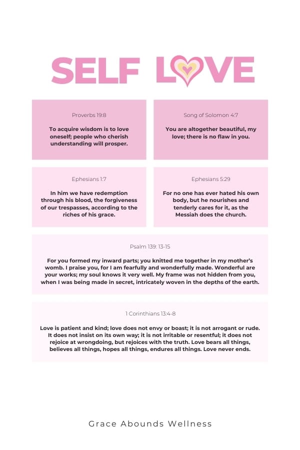 self-love bible verses