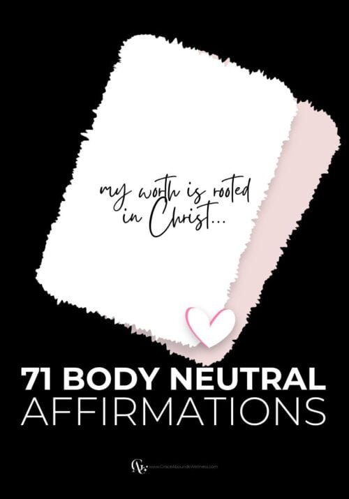 body neutral affirmations