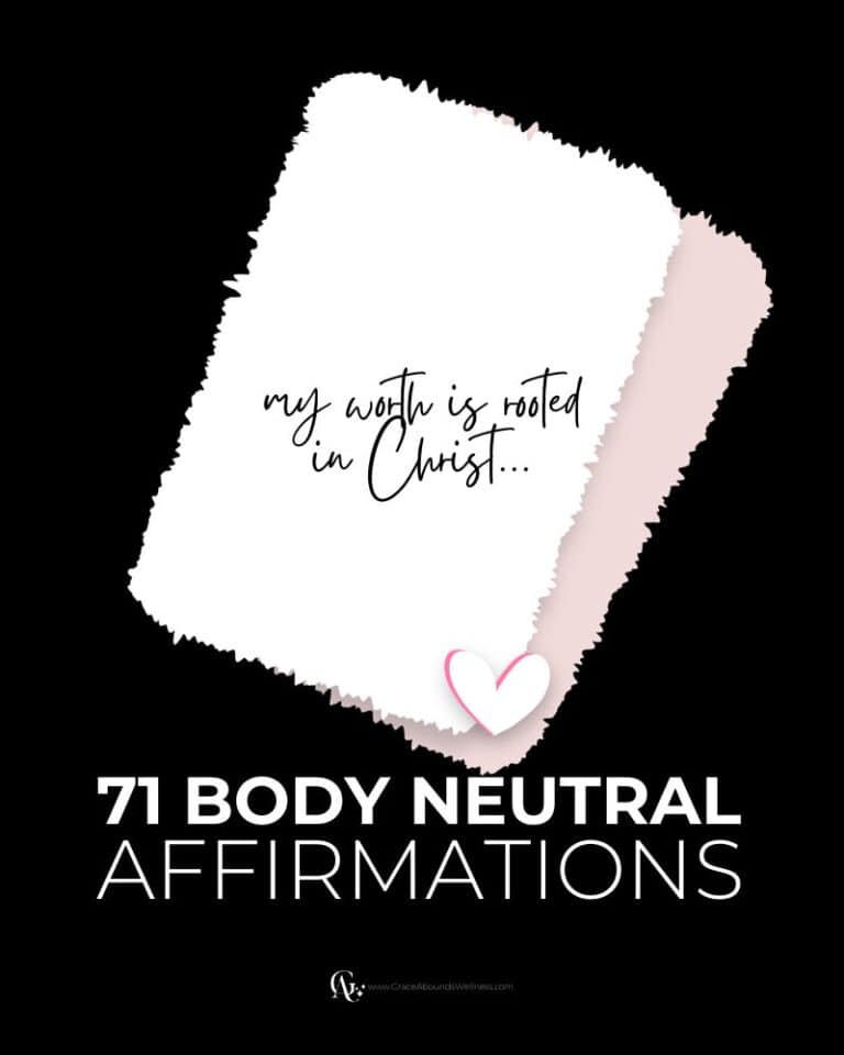 body neutral affirmations