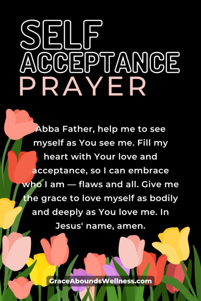 self acceptance prayer